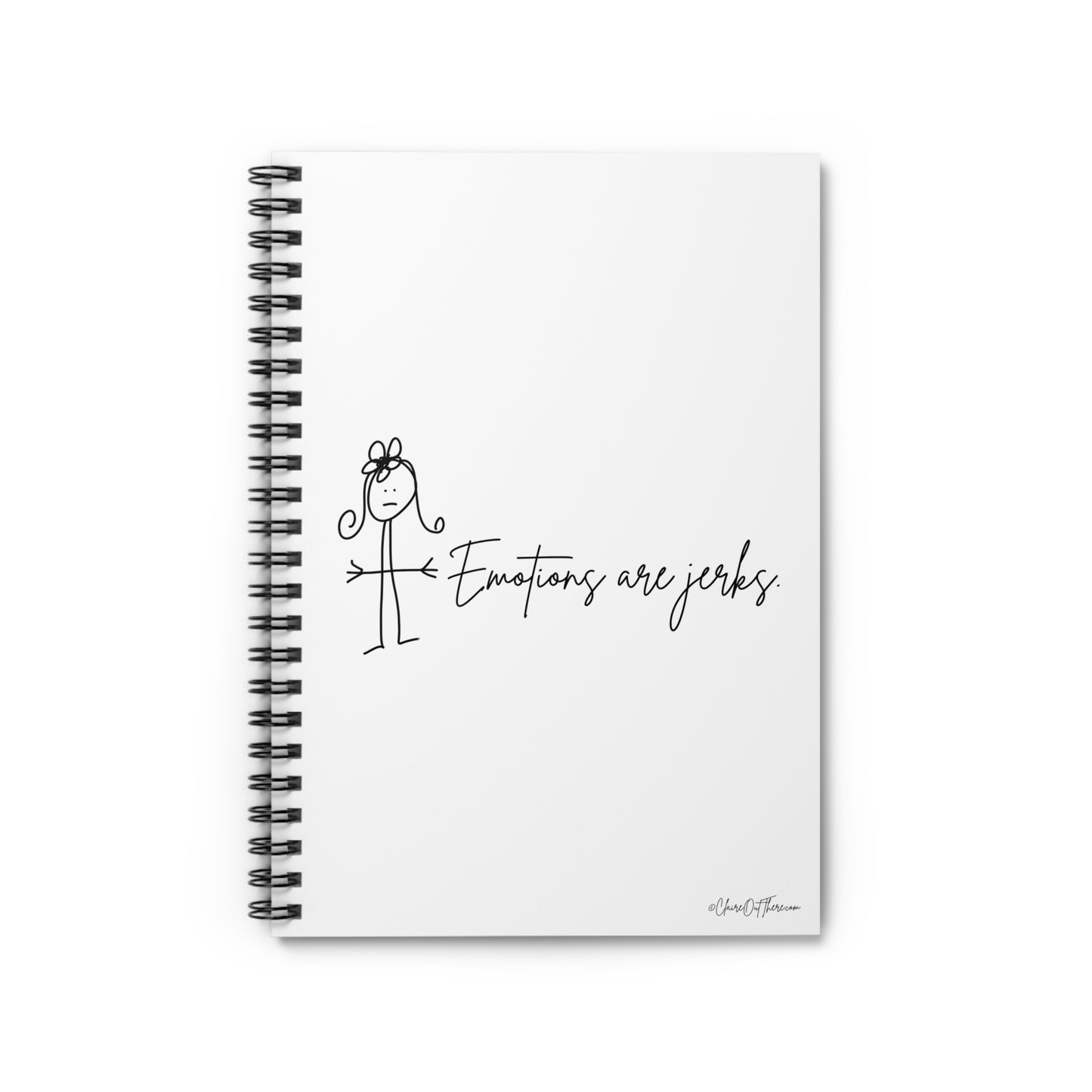 Emotions Are Jerks Journal/Notebook by ClaireOutThere!
