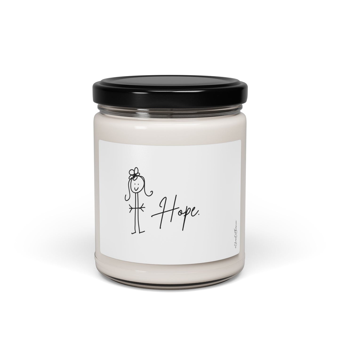 "Hope" Scented Soy Candle by ClaireOutThere - 9oz Fun Home Decor Gift